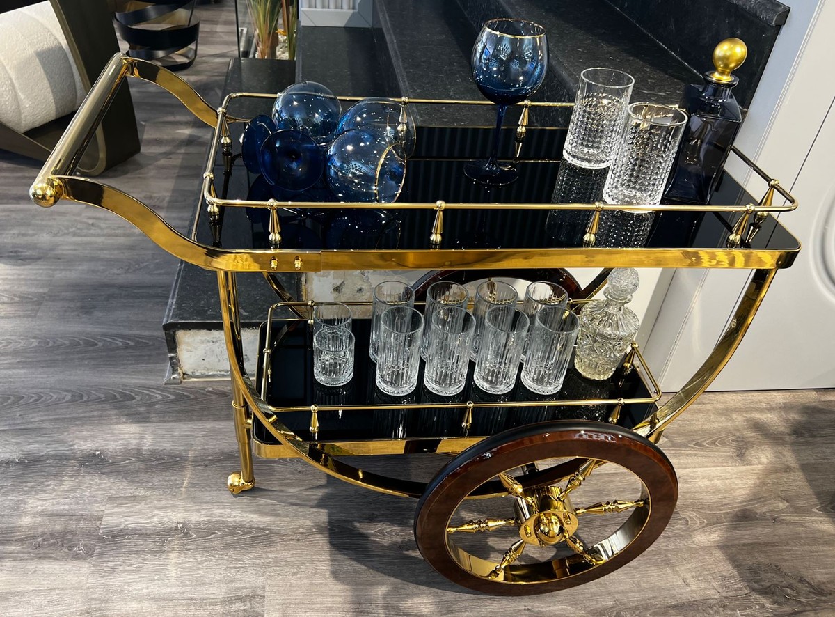Elegance in Motion – Luxury Service Trolleys for 5-Star Hotels by Casa Padrino