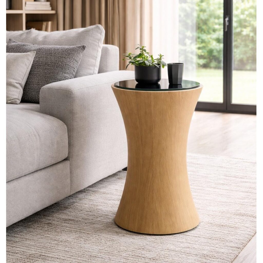 Wooden side table