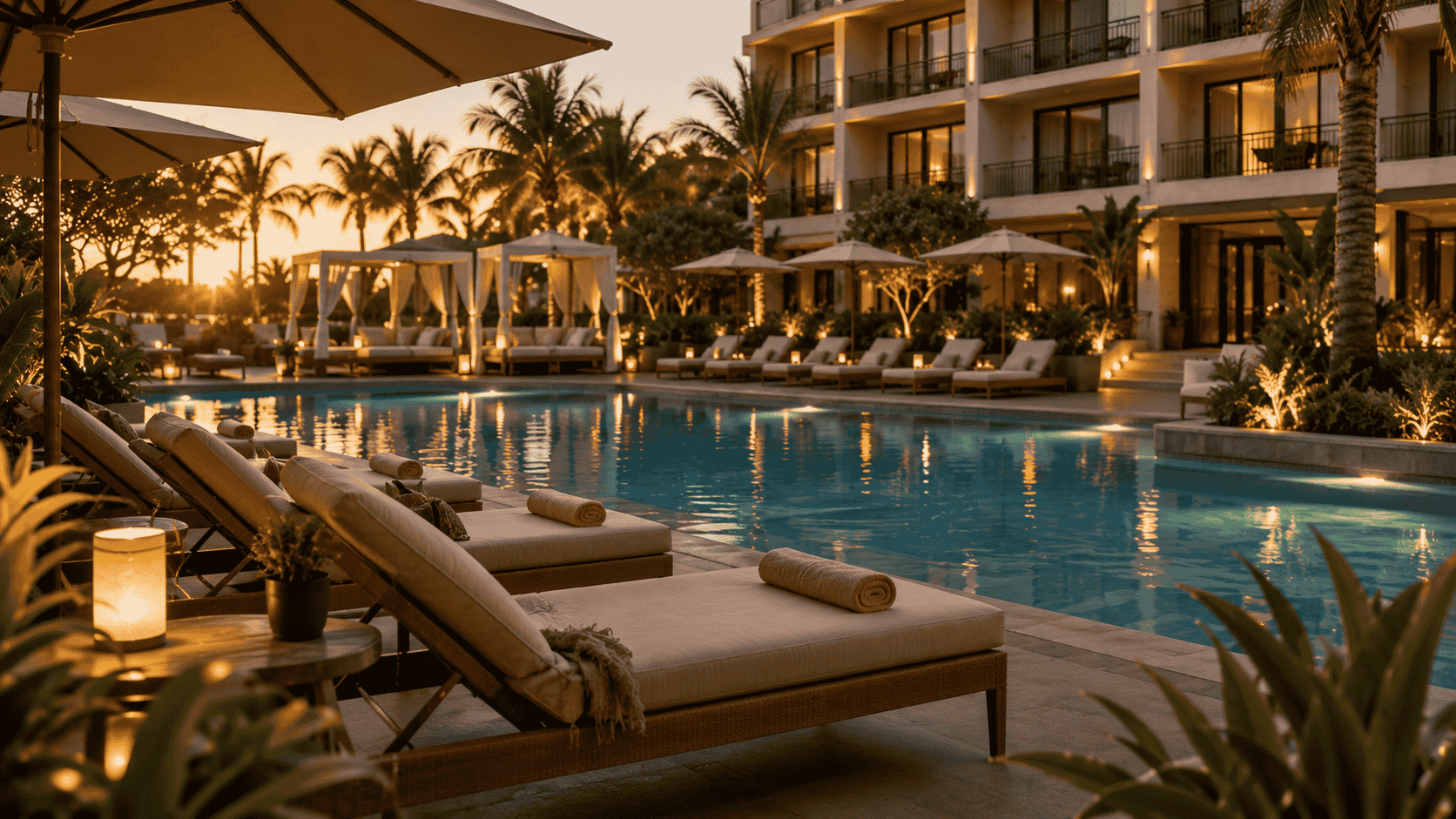 How Hotel Pool Furniture Influences Guest Reviews and Repeat Bookings