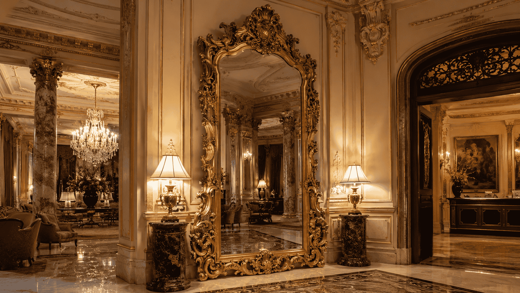 Baroque Hotel Mirrors: Turn Statement Pieces into Icons