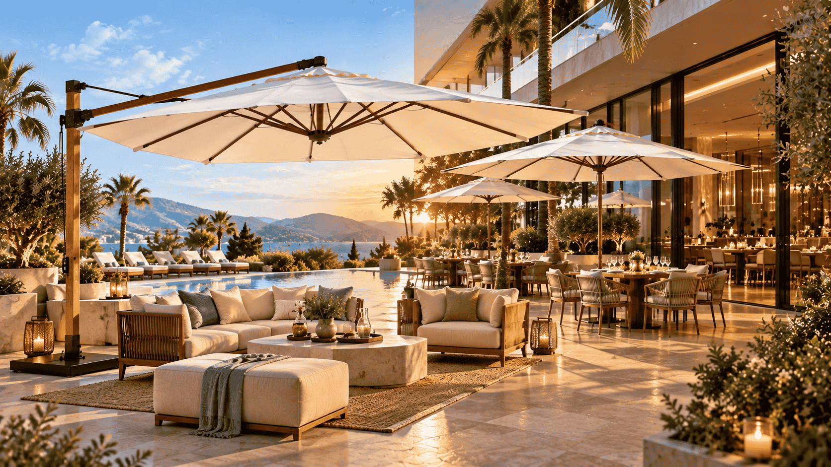 From Breakfast to Sunset: Designing All-Day Shade for Hotel Terraces