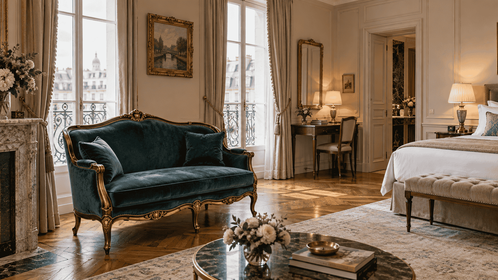 Can a Baroque Sofa Work in a Small Boutique Hotel Suite?