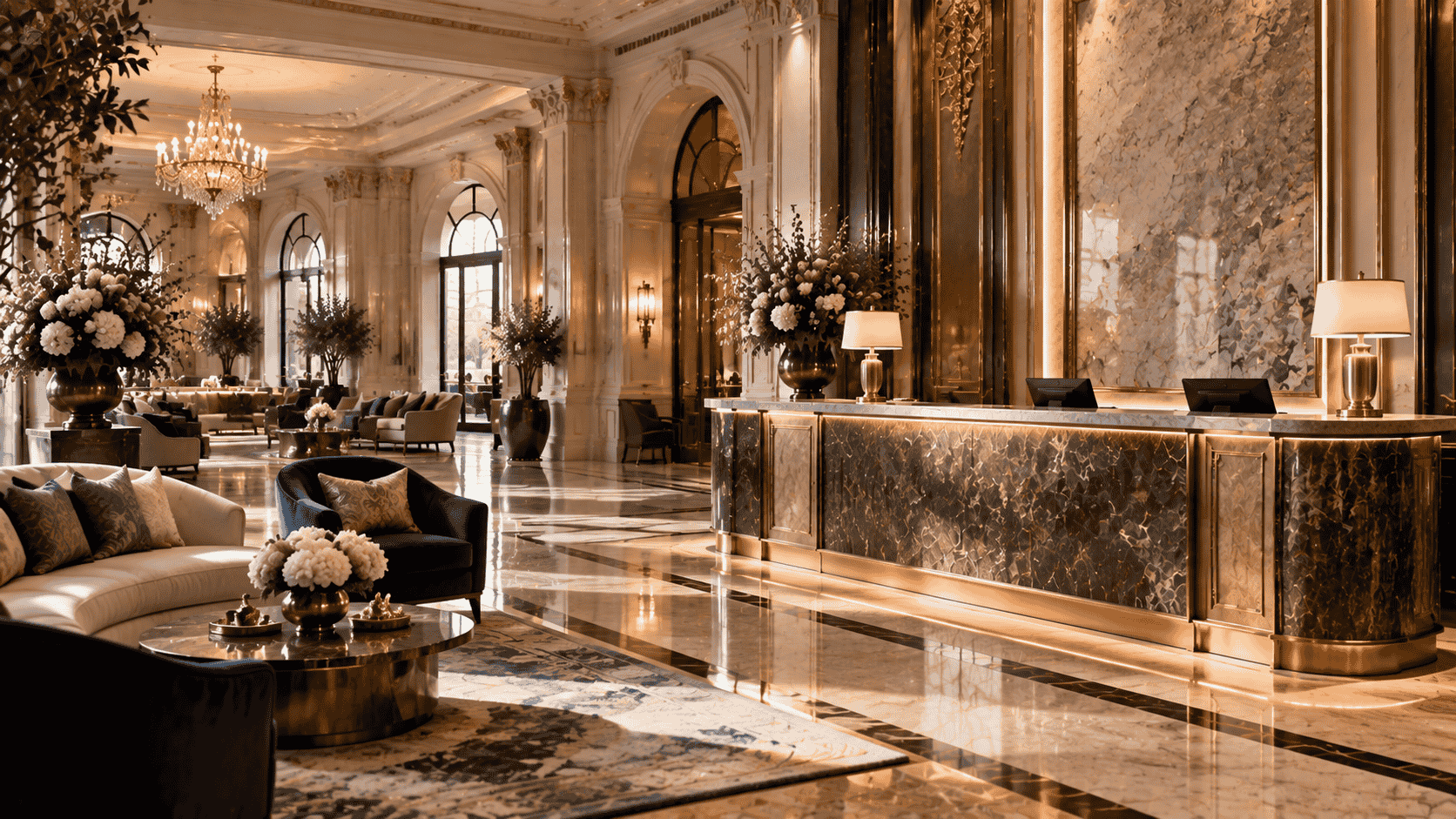 What Luxury Hotels Learned From Palace Lobbies: Designing Reception Areas That Guests Remember